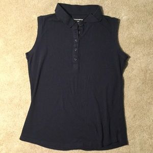 M Denver Hayes Navy Sleeveless Woman’s Polo